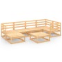 Garden furniture set 7 pieces solid pine wood by vidaXL, Garden sets - Ref: Foro24-3075689, Price: 407,99 €, Discount: %