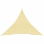 Toldo de vela HDPE beige 160 g/m² 6x6x6 m de vidaXL, Sombrillas - Ref: Foro24-311157, Precio: 37,64 €, Descuento: %