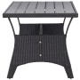 Mesa de jardín ratán sintético negro 120x70x66 cm de vidaXL, Mesas de jardín - Ref: Foro24-316585, Precio: 222,99 €, Descuent...