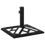 Black cast iron parasol base 44x44x31 cm by vidaXL, Umbrella bases - Ref: Foro24-317763, Price: 55,26 €, Discount: %