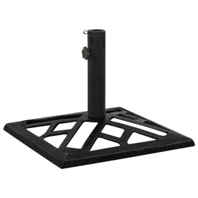 Base de sombrilla de hierro fundido negro 44x44x31 cm de vidaXL, Bases para sombrillas - Ref: Foro24-317763, Precio: 55,99 €,...