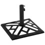 Black cast iron parasol base 44x44x31 cm by vidaXL, Umbrella bases - Ref: Foro24-317763, Price: 55,26 €, Discount: %