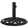 Black cast iron parasol base 44x44x32 cm by vidaXL, Umbrella bases - Ref: Foro24-317768, Price: 65,96 €, Discount: %