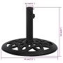 Black cast iron parasol base 44x44x32 cm by vidaXL, Umbrella bases - Ref: Foro24-317768, Price: 65,96 €, Discount: %