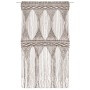 Cortina de macramé algodón gris taupé 140x240 cm de vidaXL, Cortinas y visillos - Ref: Foro24-323984, Precio: 50,77 €, Descue...