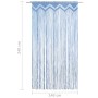 Cortina de macramé algodón azul 140x240 cm de vidaXL, Cortinas y visillos - Ref: Foro24-323986, Precio: 44,89 €, Descuento: %