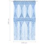 Blue cotton macrame curtain 140x240 cm by vidaXL, Curtains and curtains - Ref: Foro24-323990, Price: 50,49 €, Discount: %