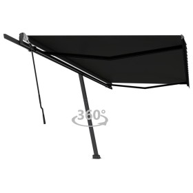 Manual retractable foot awning anthracite gray 500x300 cm by vidaXL, Awnings - Ref: Foro24-3069779, Price: 504,09 €, Discount: %