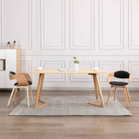 Dining chairs 2 units curved wood and synthetic leather by vidaXL, dining chairs - Ref: Foro24-287388, Price: 301,99 €, Disco...