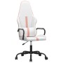 Silla gaming con masaje cuero sintético rosa y blanco de vidaXL, Sillones para videojuegos - Ref: Foro24-345565, Precio: 117,...