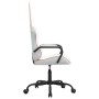 Silla gaming con masaje cuero sintético rosa y blanco de vidaXL, Sillones para videojuegos - Ref: Foro24-345565, Precio: 117,...