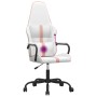 Gaming chair with pink and white synthetic leather massage by vidaXL, Gaming chairs - Ref: Foro24-345565, Price: 117,99 €, Di...