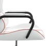 Silla gaming con masaje cuero sintético rosa y blanco de vidaXL, Sillones para videojuegos - Ref: Foro24-345565, Precio: 117,...