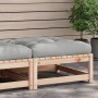 Gartenhocker mit Kissen aus massivem Kiefernholz von vidaXL, Modulare Sofas für den Außenbereich - Ref: Foro24-838094, Preis:...