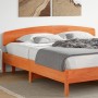 Cabecero de cama madera maciza de pino marrón cera 200 cm de vidaXL, Cabeceros y pies de cama - Ref: Foro24-842489, Precio: 5...