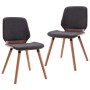 Dining chairs, 2 units, gray fabric by vidaXL, dining chairs - Ref: Foro24-287384, Price: 251,28 €, Discount: %