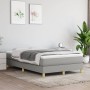 Cama box spring con colchón tela gris claro 120x190 cm de vidaXL, Camas y somieres - Ref: Foro24-3269664, Precio: 334,58 €, D...