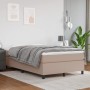 Box spring bed with cappuccino synthetic leather mattress 120x190cm by vidaXL, Beds and slatted bases - Ref: Foro24-3269702, ...