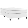 Box spring bed with white synthetic leather mattress 120x190 cm by vidaXL, Beds and slatted bases - Ref: Foro24-3269698, Pric...