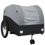 Fahrradanhänger aus schwarzem und grauem Eisen 45 kg von vidaXL, Fahrradanhänger - Ref: Foro24-94154, Preis: 104,19 €, Rabatt: %