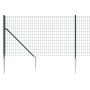 Nearby wire with green anchor spikes 0.8x10 m by vidaXL, fence panels - Ref: Foro24-154096, Price: 97,38 €, Discount: %