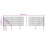 Nearby wire with green anchor spikes 0.8x10 m by vidaXL, fence panels - Ref: Foro24-154096, Price: 97,38 €, Discount: %