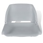 Asiento de barco con respaldo plegable sin cojín gris 48x51x41 cm de vidaXL, Piezas para veleros - Ref: Foro24-90417, Precio:...