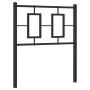 Cabecero de metal negro 75 cm de vidaXL, Cabeceros y pies de cama - Ref: Foro24-374267, Precio: 28,68 €, Descuento: %