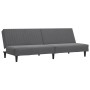 Sofá cama de 2 plazas terciopelo gris oscuro de vidaXL, Sofás - Ref: Foro24-375927, Precio: 214,48 €, Descuento: %