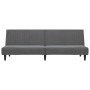 Sofá cama de 2 plazas terciopelo gris oscuro de vidaXL, Sofás - Ref: Foro24-375927, Precio: 214,48 €, Descuento: %