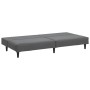 Sofá cama de 2 plazas terciopelo gris oscuro de vidaXL, Sofás - Ref: Foro24-375927, Precio: 214,48 €, Descuento: %