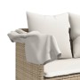 Lounger with beige synthetic rattan cushions by vidaXL, Loungers - Ref: Foro24-368348, Price: 235,99 €, Discount: %