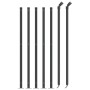 Wire fence with anthracite gray flange 0.8x10 m by vidaXL, fence panels - Ref: Foro24-154304, Price: 39,99 €, Discount: %