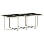 Set comedor de jardín 9 pzas cojines ratán sintético gris claro de vidaXL, Conjuntos de jardín - Ref: Foro24-3210563, Precio:...