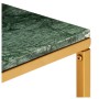 Mesa de centro piedra real textura de mármol verde 60x60x35 cm de vidaXL, Mesas de centro - Ref: Foro24-286440, Precio: 116,9...