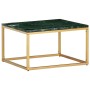 Real stone coffee table green marble texture 60x60x35 cm by vidaXL, Coffee table - Ref: Foro24-286440, Price: 144,41 €, Disco...