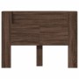 Bed headboard with LED light in brown oak 140x16.5x103.5 cm by vidaXL, Headboards and footboards - Ref: Foro24-839251, Price:...