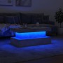 Mesa de centro con luces LED gris hormigón 90x50x40 cm de vidaXL, Mesas de centro - Ref: Foro24-839850, Precio: 93,15 €, Desc...