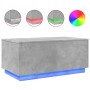 LED light gray concrete coffee table 90x50x40 cm by vidaXL, Coffee table - Ref: Foro24-839878, Price: 78,14 €, Discount: %