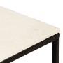 Real stone coffee table white marble texture 40x40x35 cm by vidaXL, Coffee table - Ref: Foro24-286436, Price: 56,99 €, Discou...