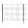 Near wire with green anchor spikes 1.6x10 m by vidaXL, fence panels - Ref: Foro24-154132, Price: 136,84 €, Discount: %