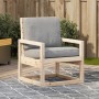 Solid pine wood garden chair 57.5x63x76 cm by vidaXL, Garden chairs - Ref: Foro24-832547, Price: 55,41 €, Discount: %