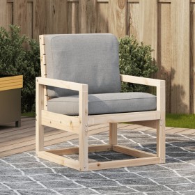 Silla de jardín madera maciza de pino 57,5x63x76 cm de vidaXL, Sillas de jardín - Ref: Foro24-832547, Precio: 55,99 €, Descue...