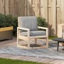 Solid pine wood garden chair 57.5x63x76 cm by vidaXL, Garden chairs - Ref: Foro24-832547, Price: 55,41 €, Discount: %