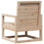 Solid pine wood garden chair 57.5x63x76 cm by vidaXL, Garden chairs - Ref: Foro24-832547, Price: 55,41 €, Discount: %