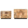 Couchtische 2 Stück Blockdesign raues Mangoholz von vidaXL, Couchtisch - Ref: Foro24-286435, Preis: 188,29 €, Rabatt: %