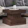 LED light coffee table in brown oak, 50x50x40 cm by vidaXL, Coffee table - Ref: Foro24-839846, Price: 70,06 €, Discount: %