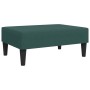 Reposapiés de terciopelo verde oscuro 77x55x31 cm de vidaXL, Otomanas - Ref: Foro24-379559, Precio: 63,36 €, Descuento: %