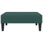 Reposapiés de terciopelo verde oscuro 77x55x31 cm de vidaXL, Otomanas - Ref: Foro24-379559, Precio: 63,36 €, Descuento: %