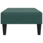 Reposapiés de terciopelo verde oscuro 77x55x31 cm de vidaXL, Otomanas - Ref: Foro24-379559, Precio: 63,36 €, Descuento: %